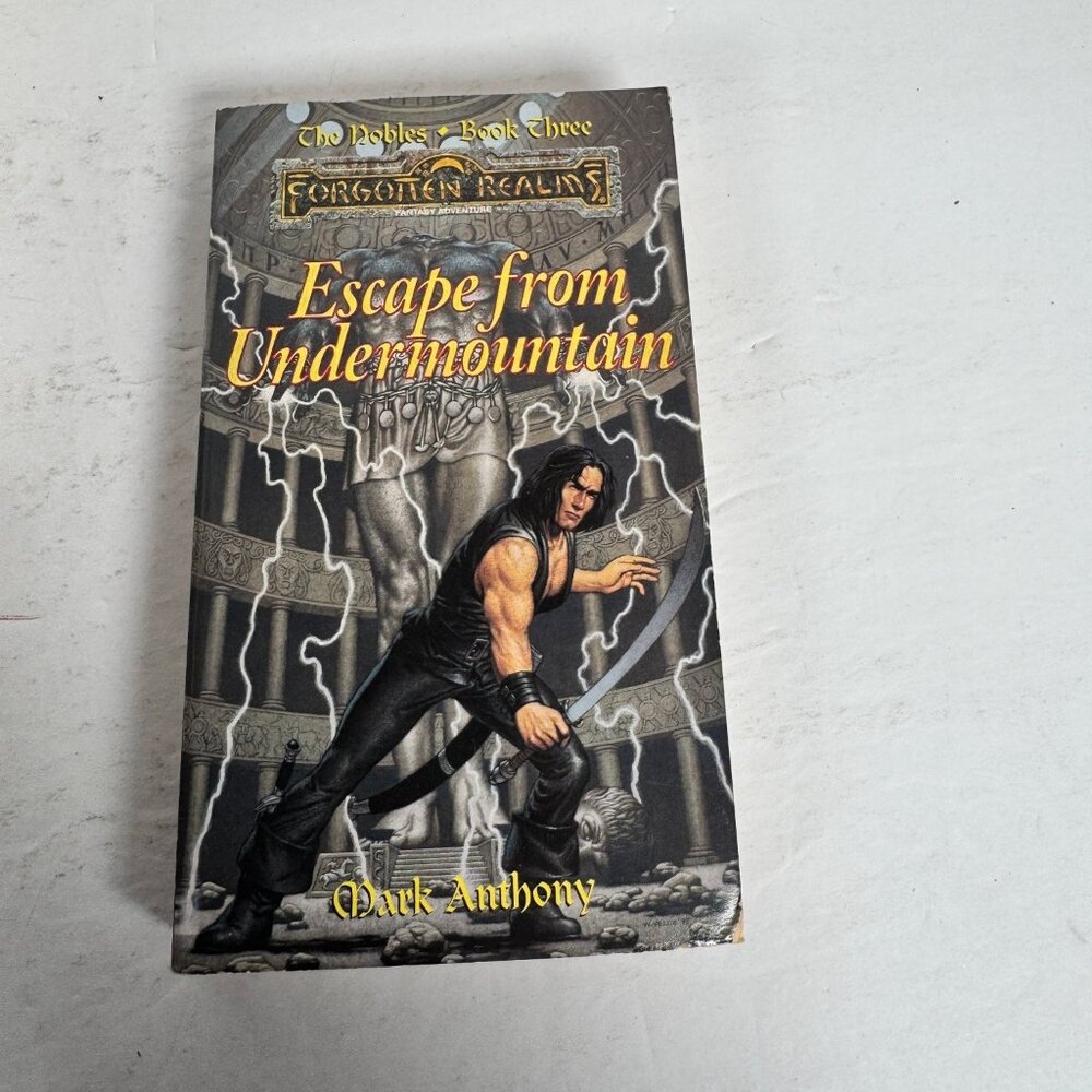 Escape from Undermountain‎ Mark Anthony TSR Forgotten Realms The Nobles PB